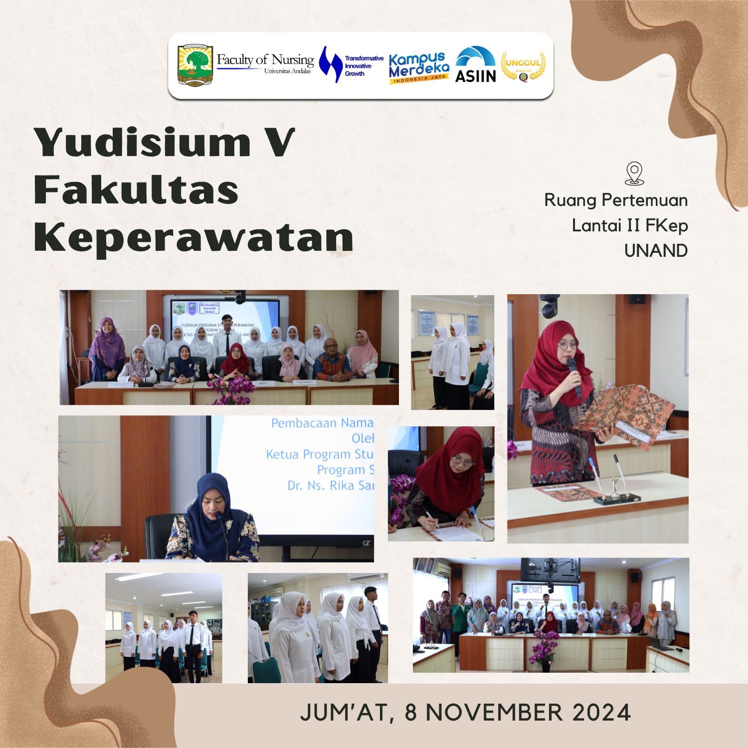 Yudisium V Fakultas Keperawatan Universitas Andalas