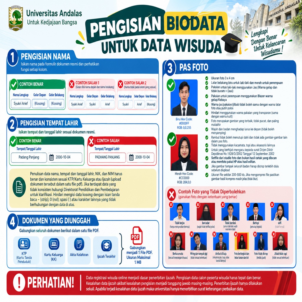  Pengumuman Wisudawan V Tahun 2026 Data registrasi wisuda online menjadi dasar penerbitan ijazah
