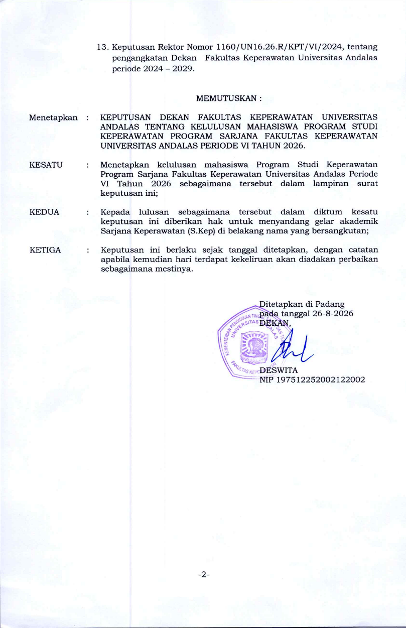 SK Yudisium 6 Tahun 2026 2